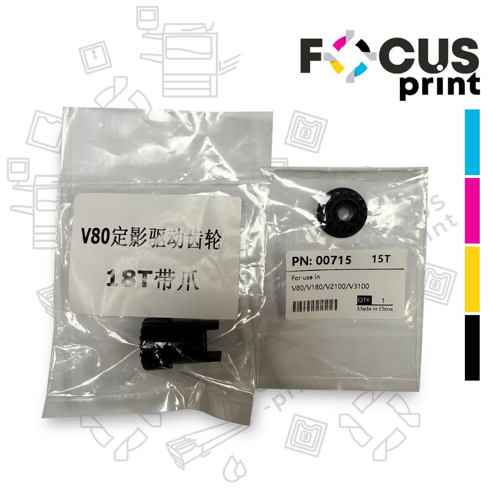 Шестерня 18T/15T зубчатой передачи Xerox Versant 2100 3100 4100 Шестерня 18T/15T зубчатой передачи Xerox Versant 2100 3100 4100