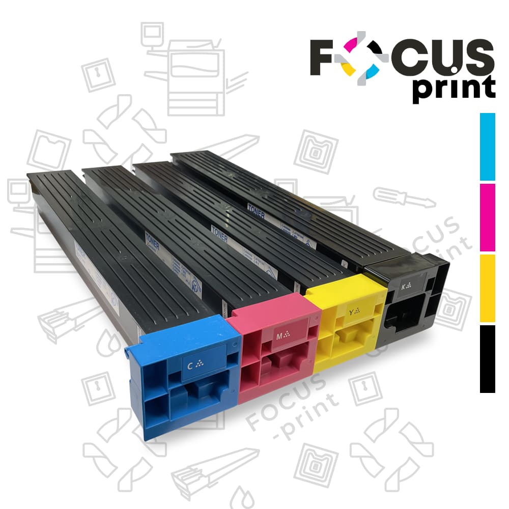 Комплект оригинального тонера TN-713 Konica-FP C659 C759 4шт
