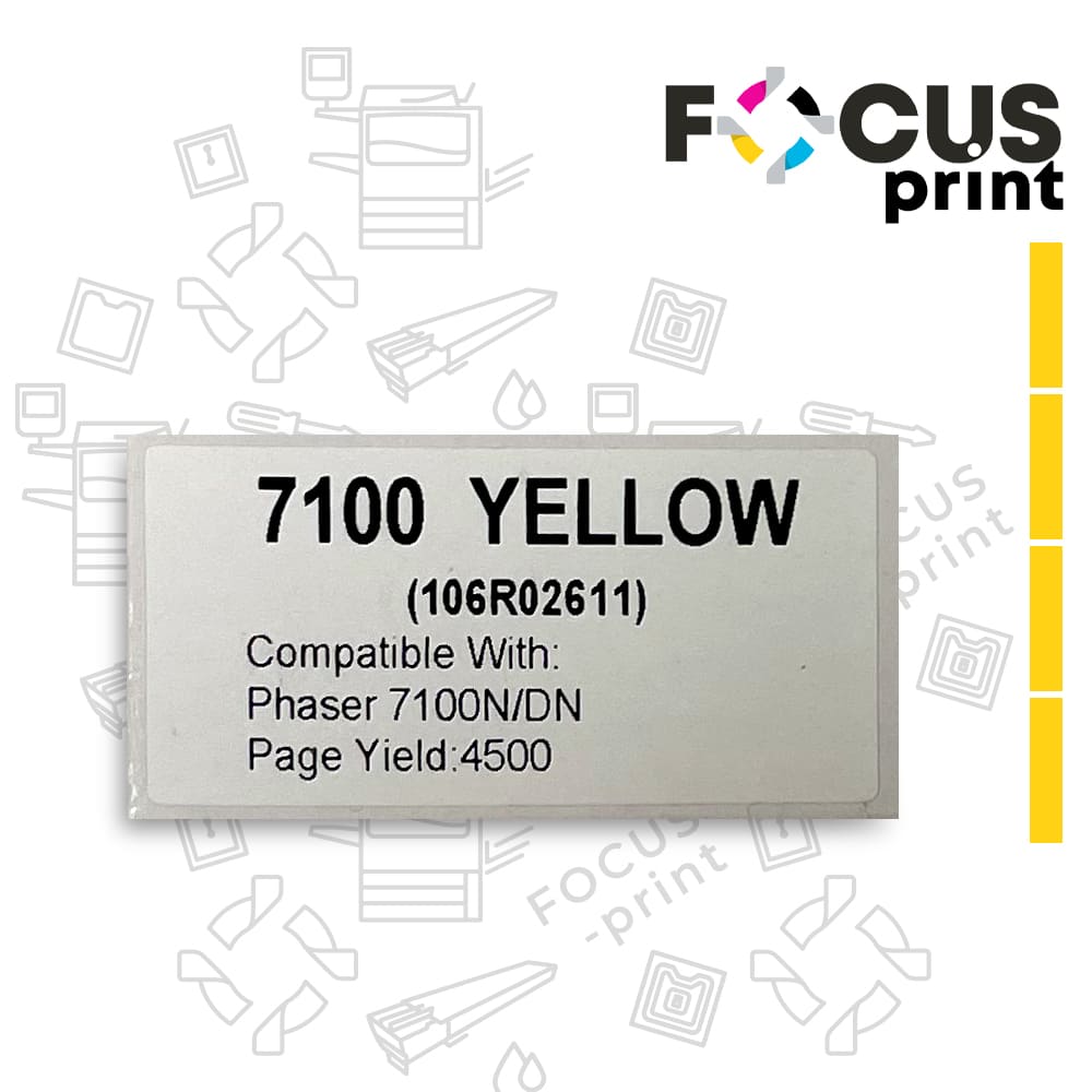 106R02611 Тонер-картридж Xerox-FP Phaser 7100 желтый оригинал
