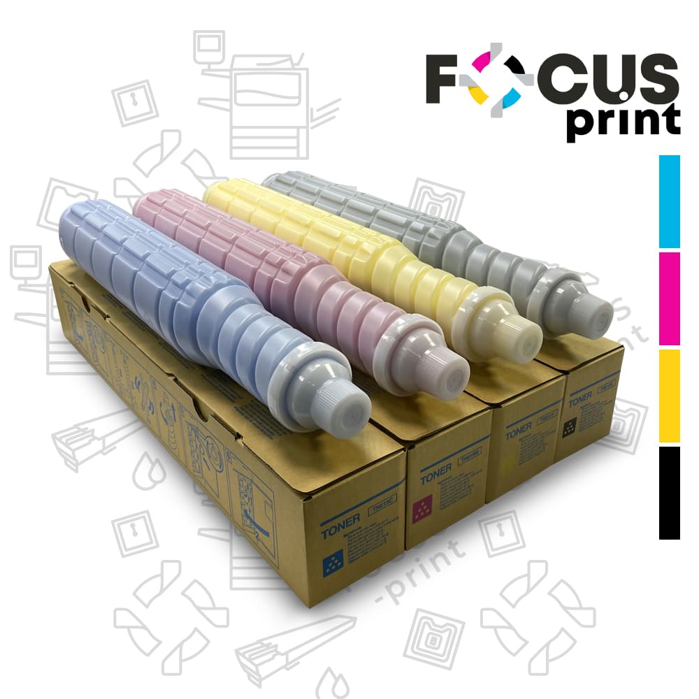 Комплект тонера Konica-FP 3070 3080 TN-619 4шт оригинал