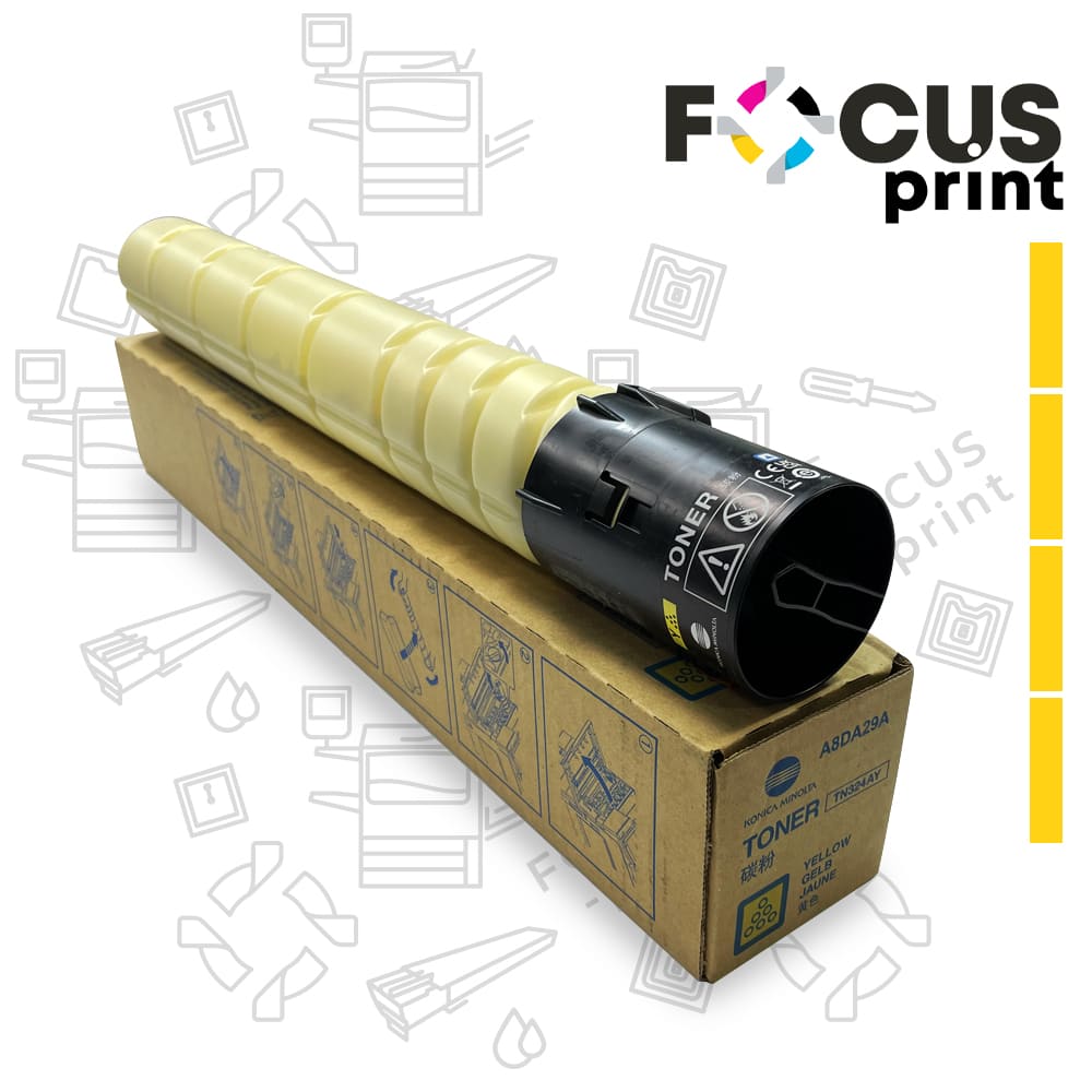 A8DA250 Тонер Konica TN-324Y оригинальный желтый