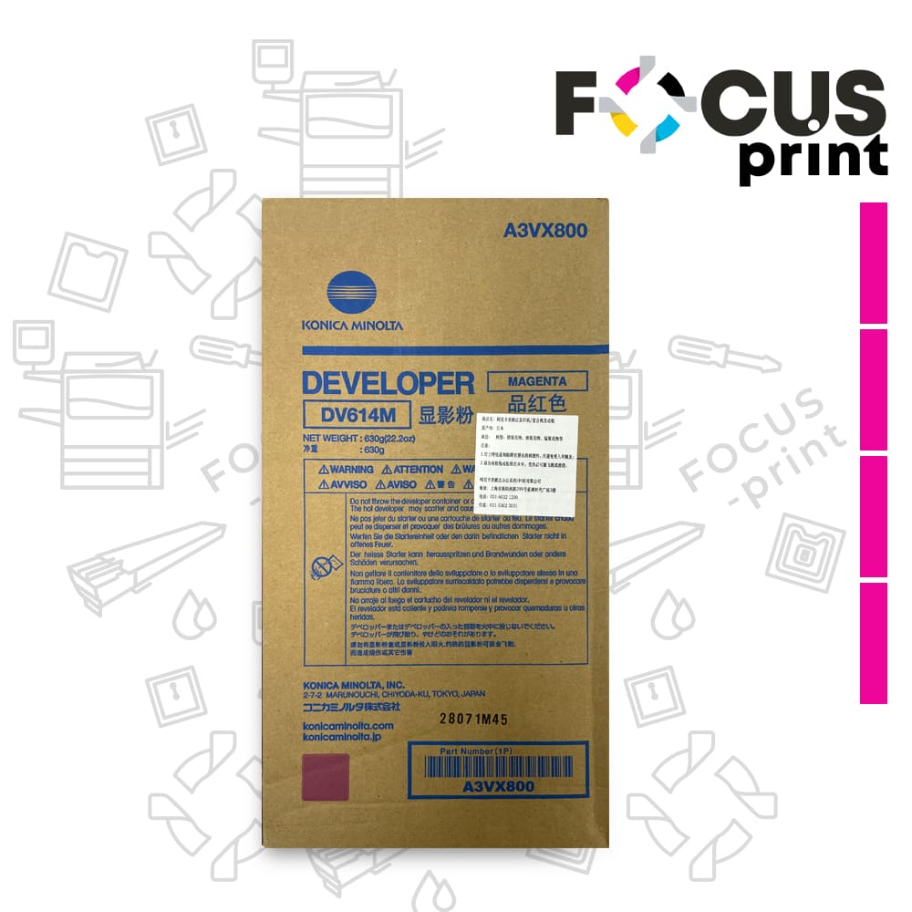 Девелопер Konica DV614M 2070 3070 4065 пурпурный