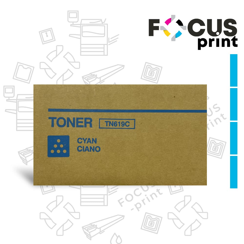 A3VX455 Тонер-картридж Konica-FP TN-619 синий