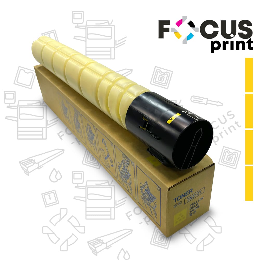 A3VX281 Тонер TN-512Y Konica-FP C454 C554 C654 C754 желтый