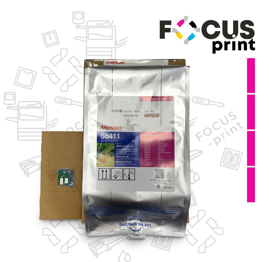Чернила Mimaki SB-411 M пурпурные
