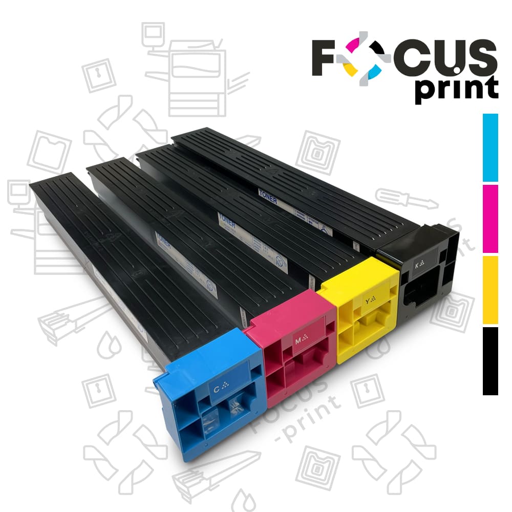 Комплект оригинального тонера TN-711 Konica C454 C554 C654 C754 4шт