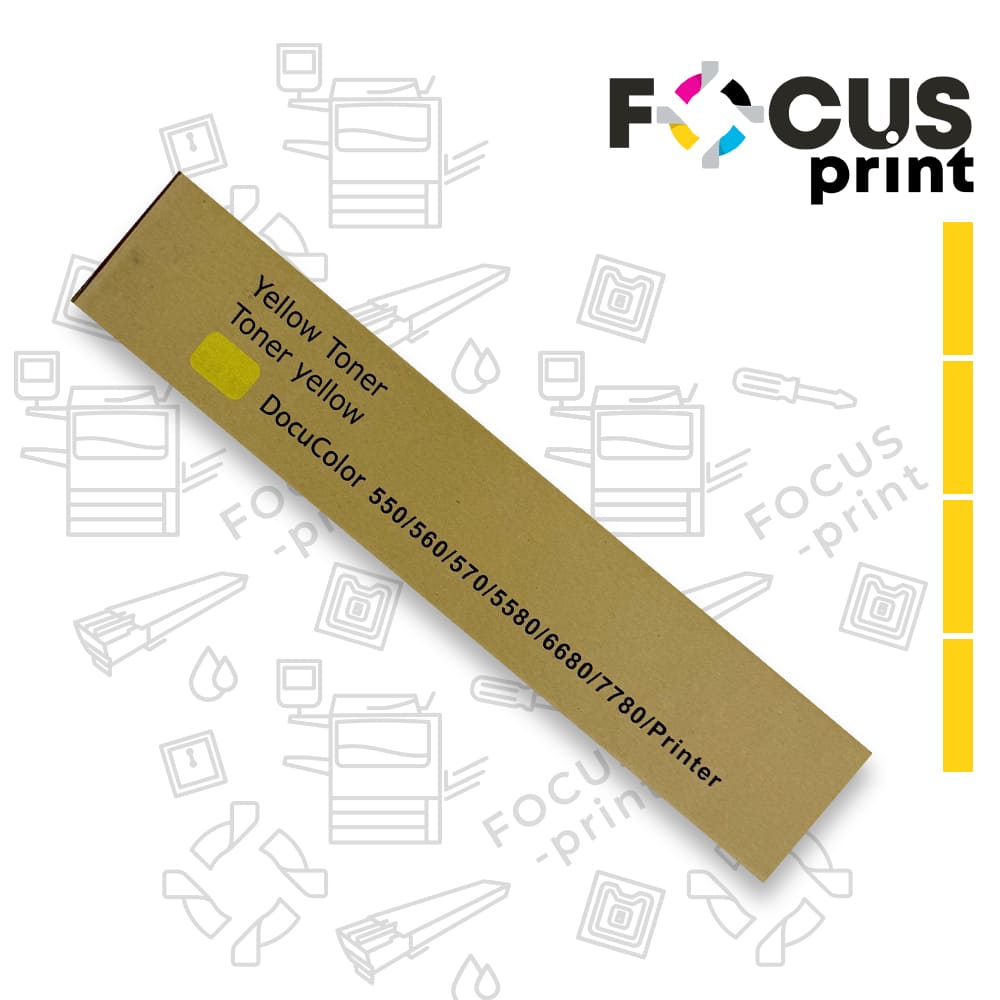 Совместимый тонер Xerox C550 C560 C570 желтый