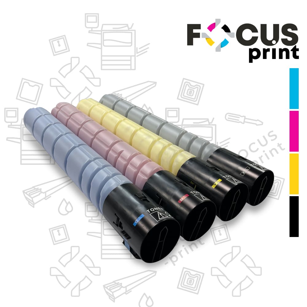 Комплект оригинального тонера TN-512 Konica-FP C454 C554 C654 C754 4шт