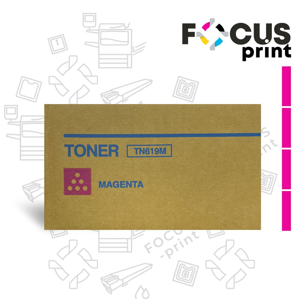 A3VX355 Тонер-картридж Konica-FP TN-619 пурпурный